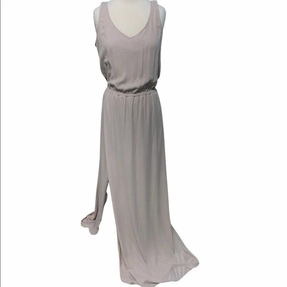 Show Me Your Mumu Kendall Maxi Dress Show Me The Ring Crisp‎ Bridesmaid Small - Picture 2 of 15